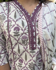 Lavender Lacework Full suit set
