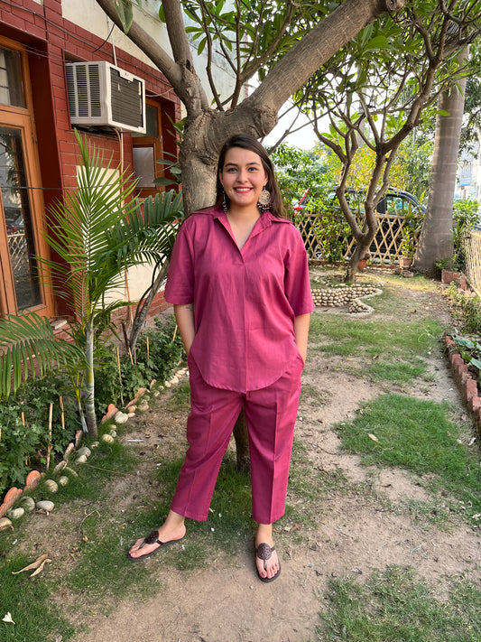 Onion Pink Solid Top - MYSANSKRITAM