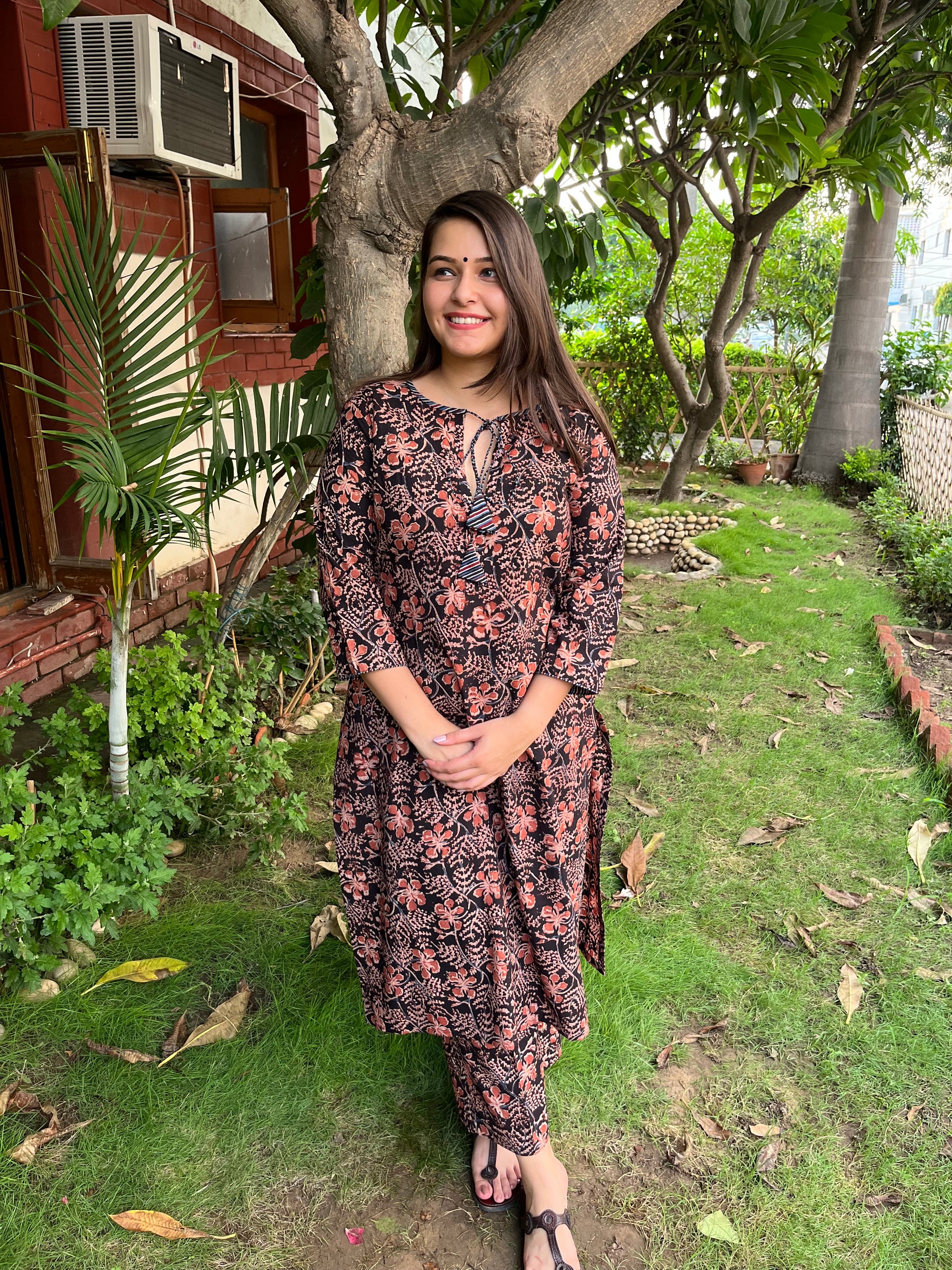 plus size kurta palazzo set