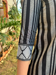 Black Straight Collor Kurta