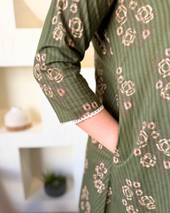 Mehendi Green Aline Kurta