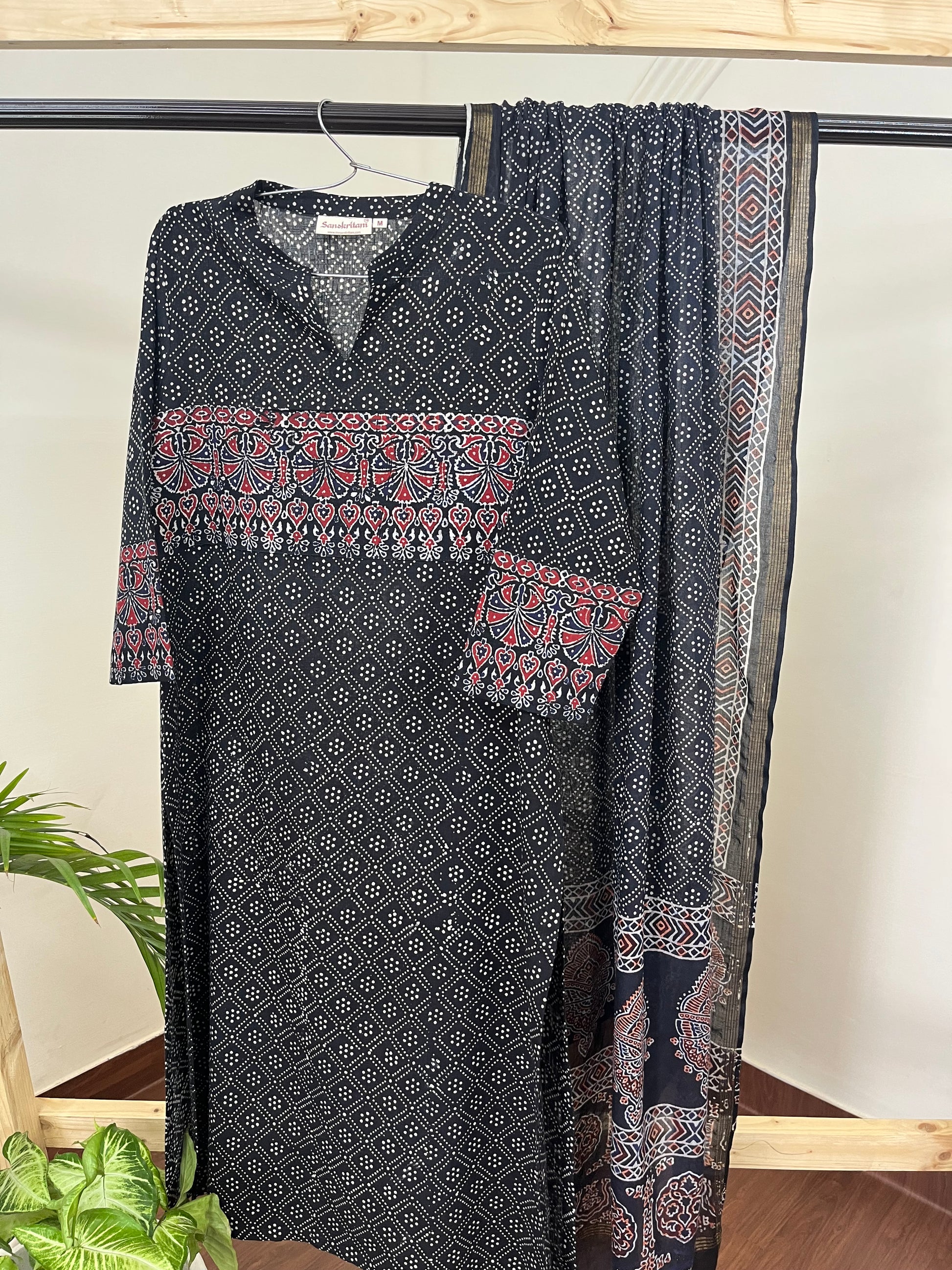 palazzo and short kurti