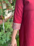 anarkali short kurta