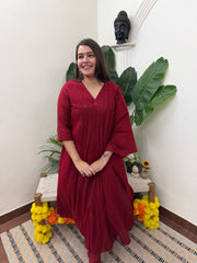 Red karwa special suit set