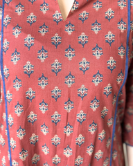 Maroon buti coord set