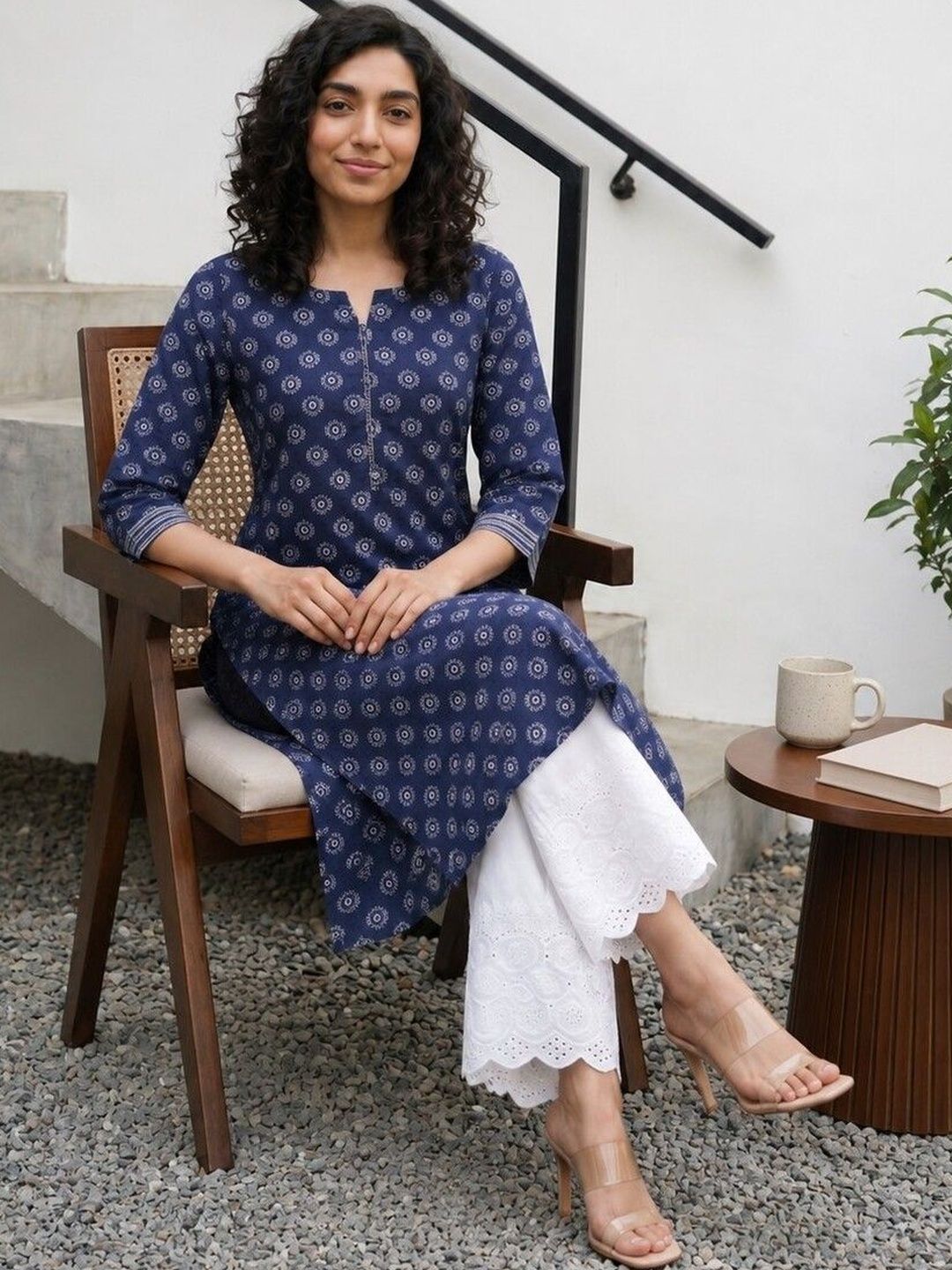 Indigo Buti kurta