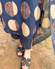 Indigo circle designer full suit set