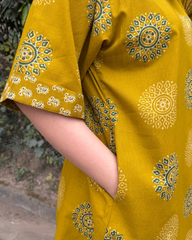 Mustard circle coord set