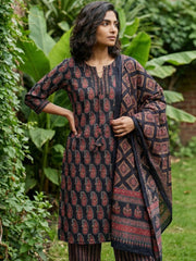 Black Ambi cotton suit set