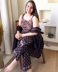 Black kodhi suit set