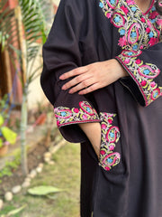 Black embroidered Phiran (Loose fitting)