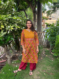 anarkali short kurta