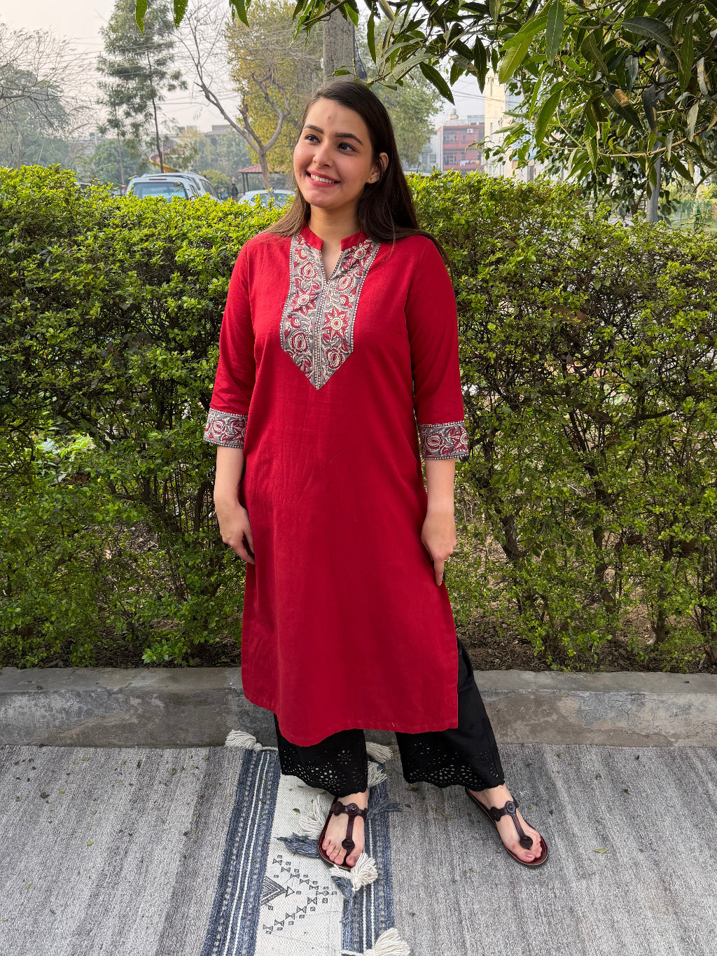 Arohi Classic Kurta by Sanskritam