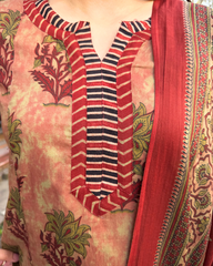 Rust Buta Sanganeri full suit set