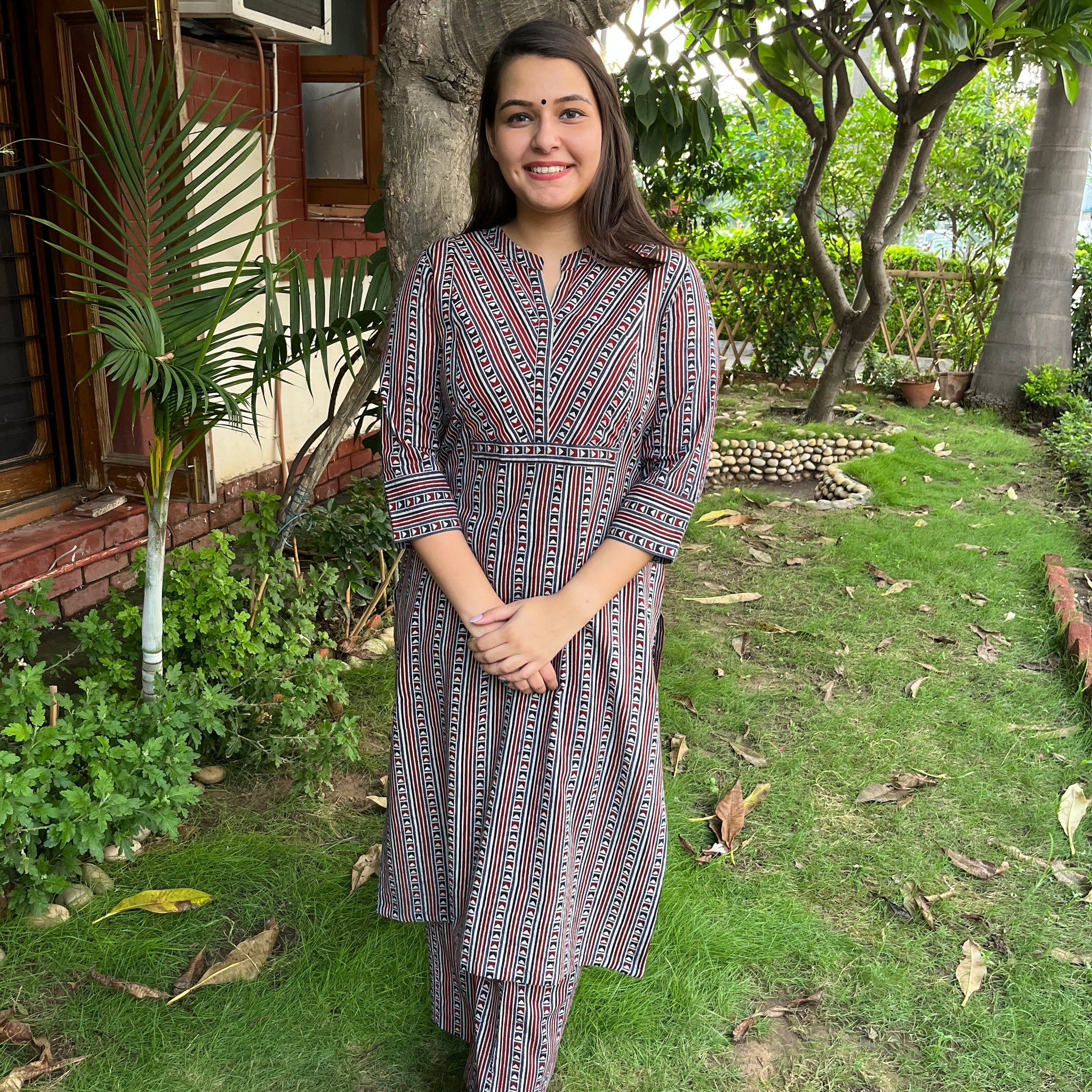 long kurti palazzo