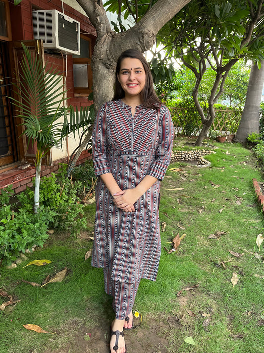 long kurti palazzo