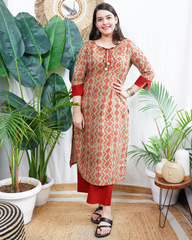Mehendi green designer kurta duppata set