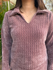 Dark lavender Imported top