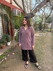 Dark lavender Imported top