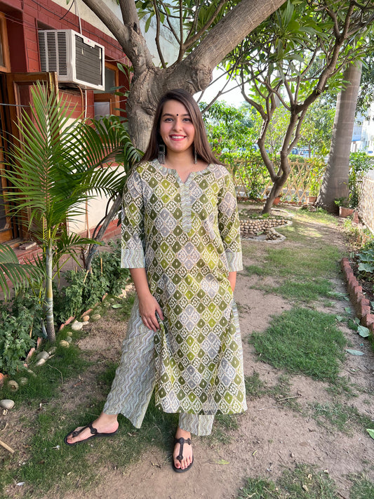 kurti pant sets