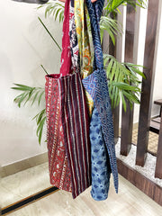 Pack of 4 Mix Print Utility Bag - MYSANSKRITAM