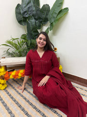 Red karwa special suit set