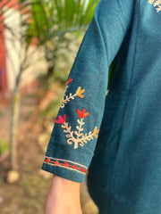 peacock Phiran style Short kurti