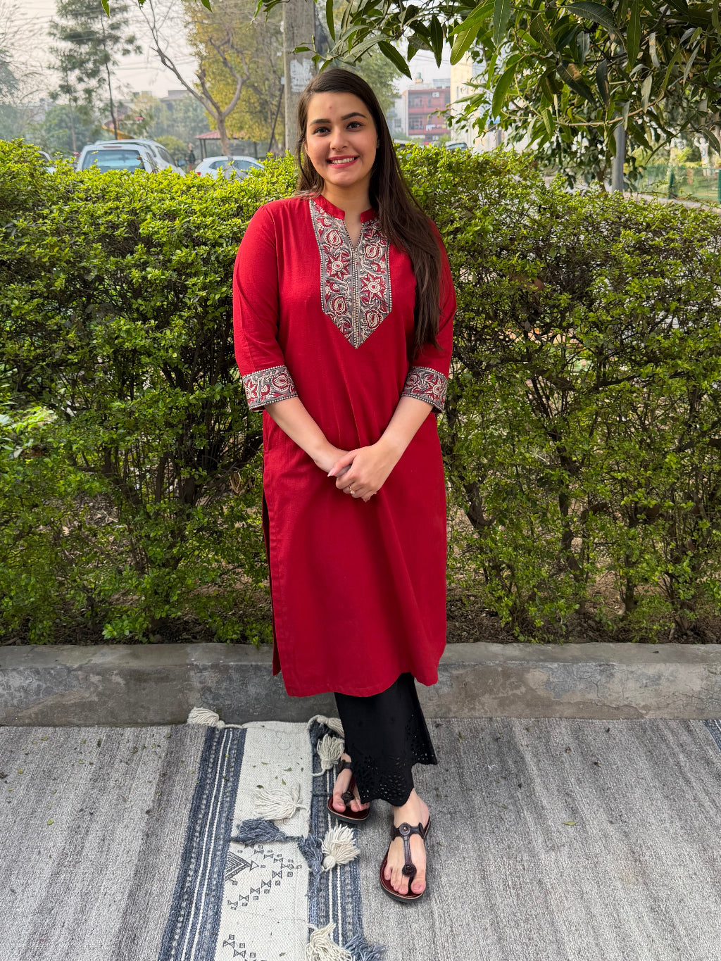 Arohi Classic Kurta by Sanskritam