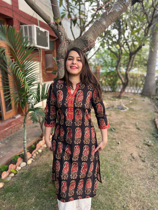 Black Ambi kurta