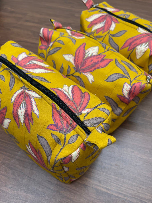 Mustard floral Utility kit