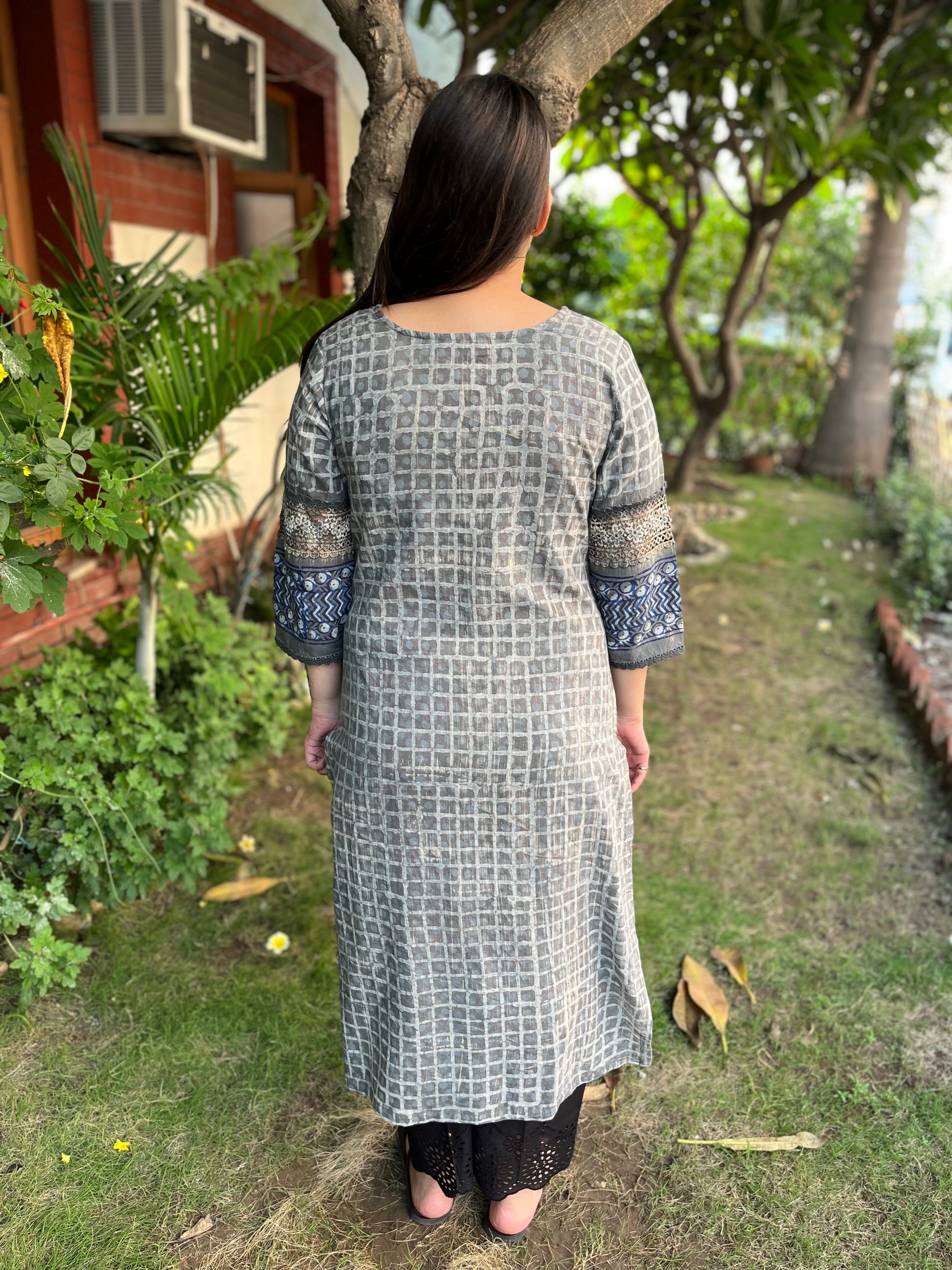 plus size kurta palazzo set