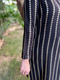 Black Gold basic Woollen kurta - MYSANSKRITAM