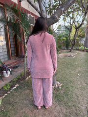 Pink Imported woollen coord set