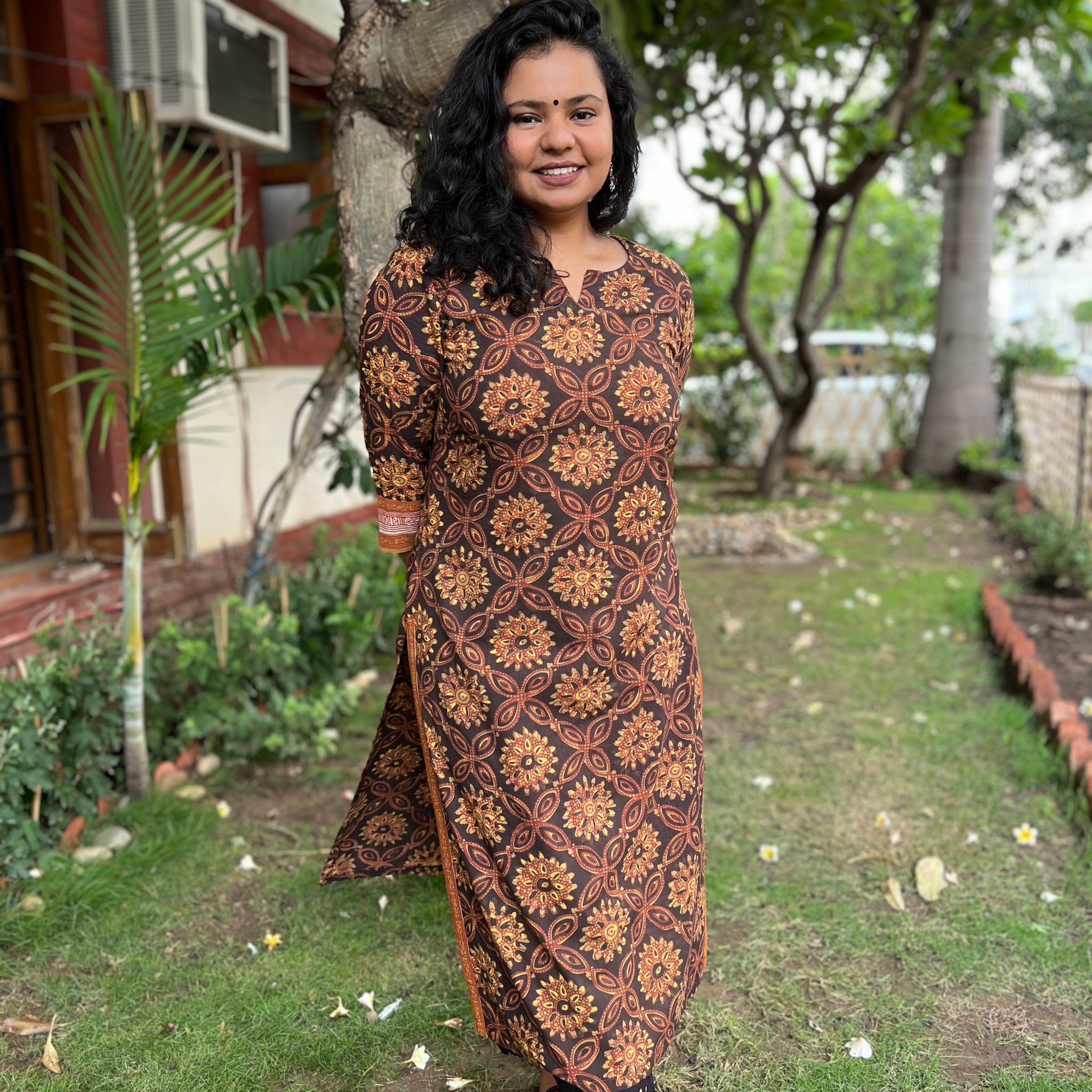 plus size kurta palazzo set