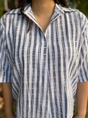 Indowestern Cotton free flow top - MYSANSKRITAM