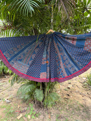 Indigo Multi kali skirt