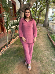 Pink imported coord set (woollen)