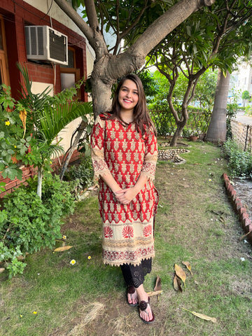 
	
kurta dupatta set