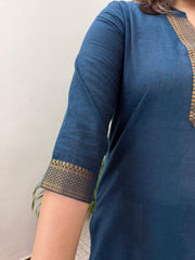Peacock Narayanpeth border kurti