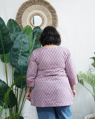 Lavender yoke kurti