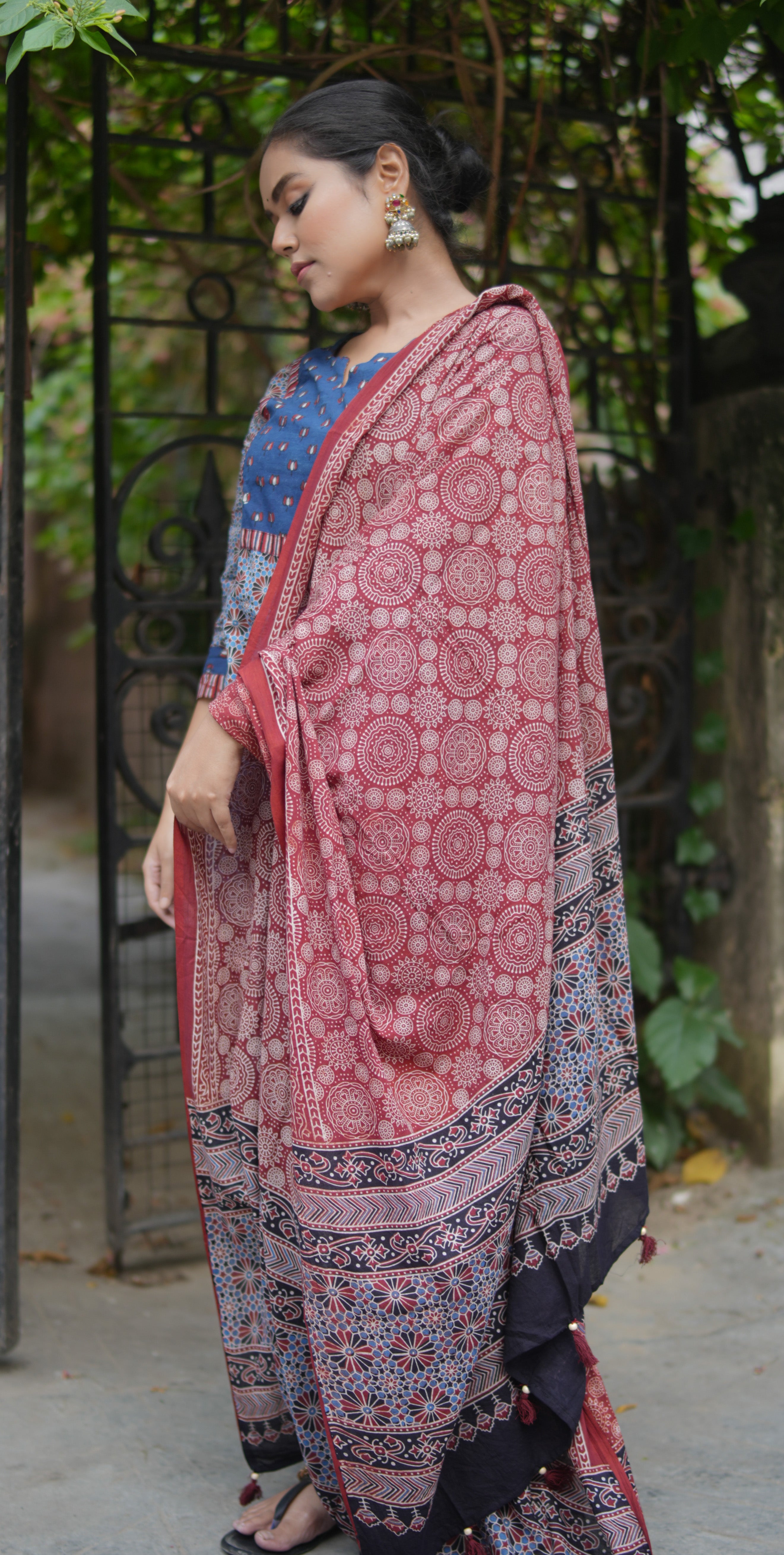 kurti pant set with dupatta