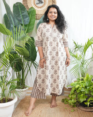 Brown bagru coord set