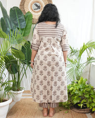 Brown bagru coord set