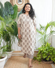 Brown bagru coord set
