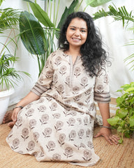 Brown bagru coord set
