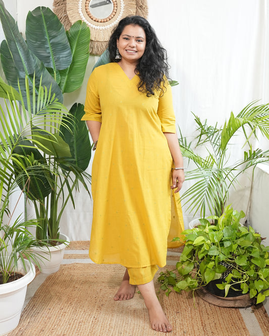 Lemon yellow coord set