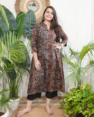 Multi Print aline kurta