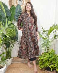 Multi Print aline kurta