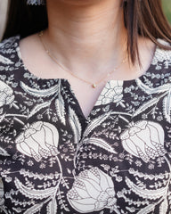 Black kalamkari lacework kurta duppata set