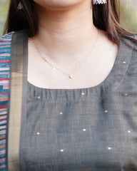 Mehendi green chanderi full suit set